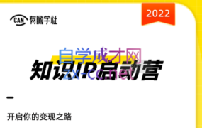 有瞰学社·2022知识IP启动营,价值10000元