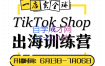 短视频疯人院·TikTok Shop出海训练营【7月新】，价值3999元