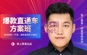 爱上黄昏·“直通车”爆款方案班,价值2980元
