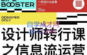 镐宁专属·设计师转行课之信息流运营,价值1298元