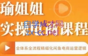 瑜姐姐·电商实操课(闲鱼、抖音、小红书)