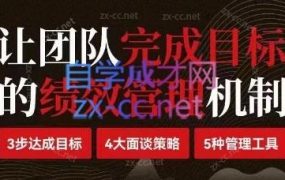王新宇·让团队完成目标的绩效管理机制