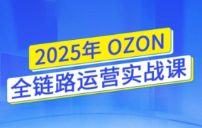 景阳老师·2025年OZON全链路运营实战课(更新)