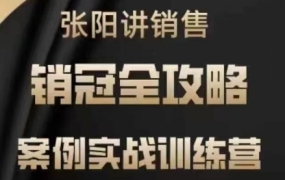 张阳讲销售实战训练营