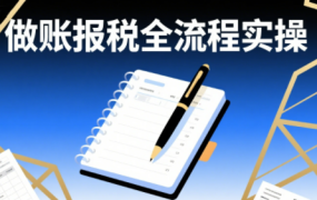 春戈电商·0基础学电商财务,搞定账套建立与税务申报(36+27节实操课)