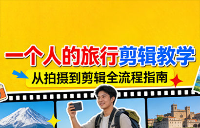 一个人的旅行短视频剪辑教学