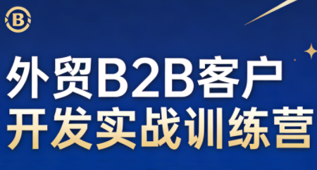 Alisa老师·外贸B2B客户开发实战训练营