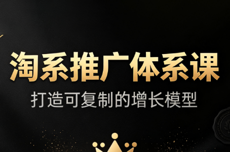 大山·淘系推广体系课
