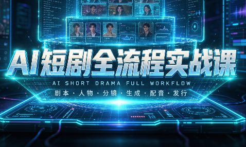 铁柱·AI短剧全流程实战课