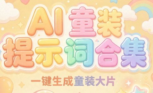 AI童装提示词合集