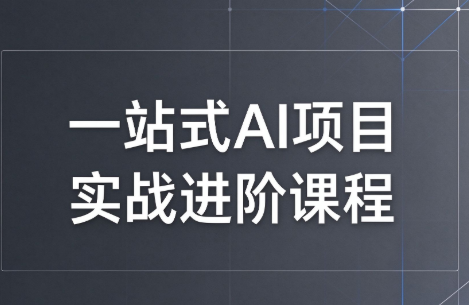 一站式AI项目进阶课程